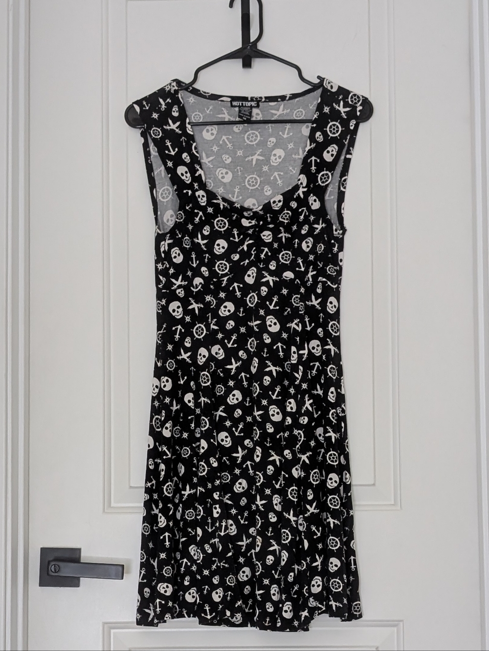 HOT TOPIC | Black Pirate Skater Dress | Size Small | Retired
